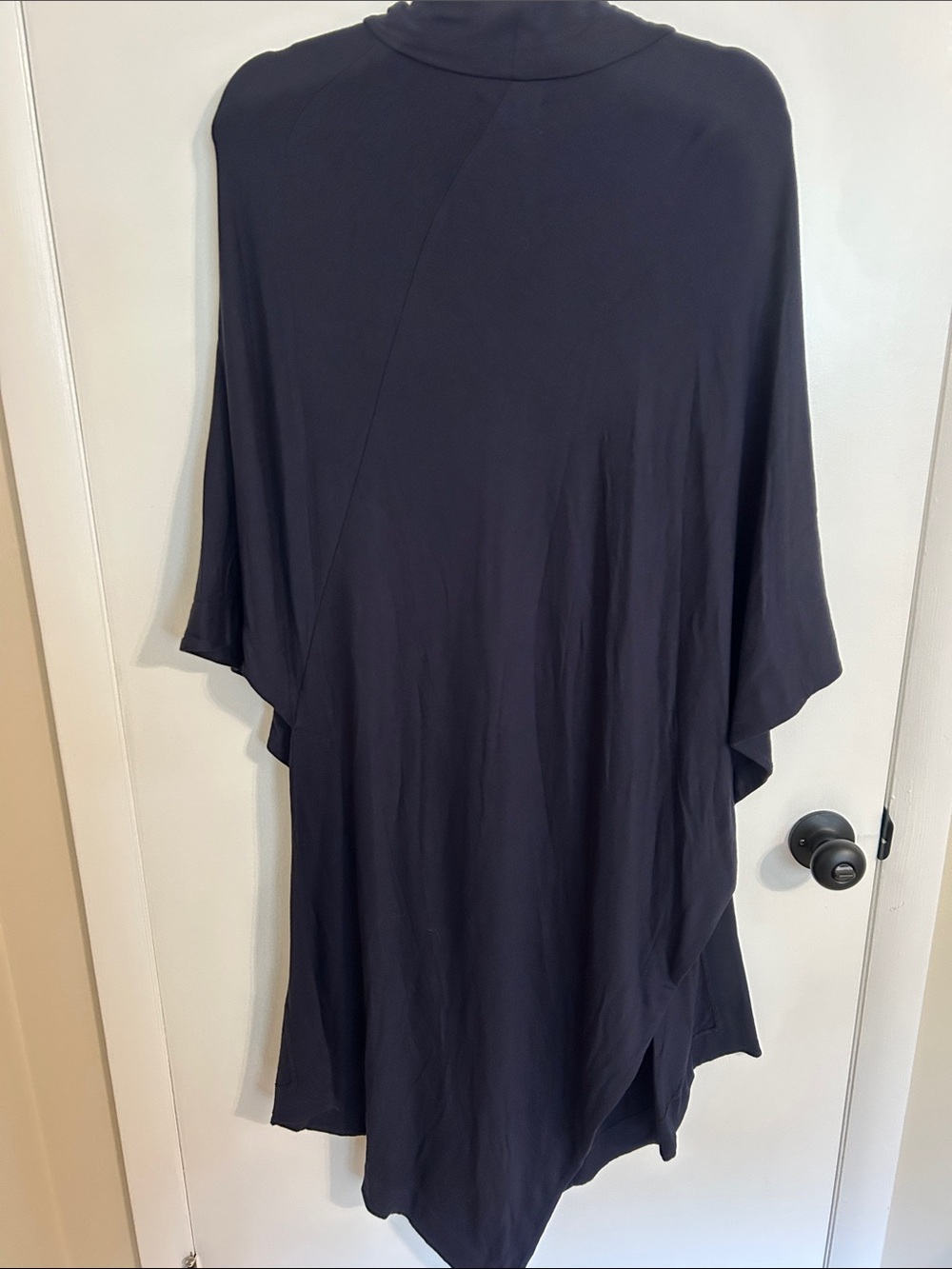 Lou & Grey Navy Cowl Neck Poncho Pullover - Picture 3 of 7